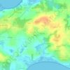 Kergal topographic map, elevation, terrain