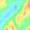 Brooks Corner topographic map, elevation, terrain