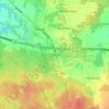 Emilia topographic map, elevation, terrain