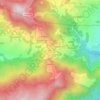 Bhadaure topographic map, elevation, terrain