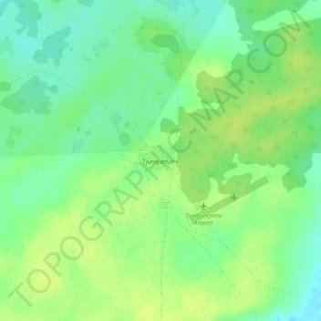 Tjuntjuntjara topographic map, elevation, terrain