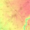 Anand topographic map, elevation, terrain