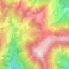 Frommeralm topographic map, elevation, terrain