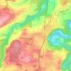 Ecuvillens topographic map, elevation, terrain