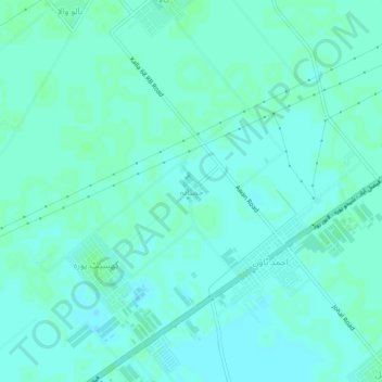 Jamiana topographic map, elevation, terrain