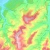 Linde topographic map, elevation, terrain