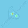 Dokdo Island topographic map, elevation, terrain