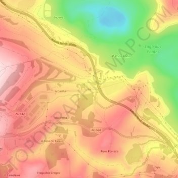 Sa topographic map, elevation, terrain