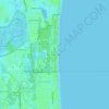 Manhattan Beach topographic map, elevation, terrain