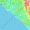 San Clemente topographic map, elevation, terrain