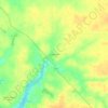 Queensville topographic map, elevation, terrain