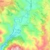Danuwargau topographic map, elevation, terrain