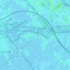 De Roskam topographic map, elevation, terrain