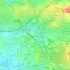 Le Val Blanc topographic map, elevation, terrain