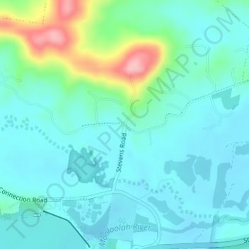 Glenview topographic map, elevation, terrain