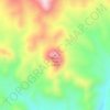 Windy Peak topographic map, elevation, terrain