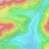 Cascada de Sorrosal topographic map, elevation, terrain