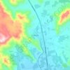 El Melón topographic map, elevation, terrain