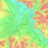 Ангарск topographic map, elevation, terrain