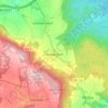 Felkendorf topographic map, elevation, terrain