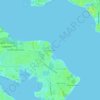 Magnolia Beach topographic map, elevation, terrain
