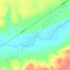 Thunder Creek topographic map, elevation, terrain