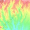 Swaya topographic map, elevation, terrain