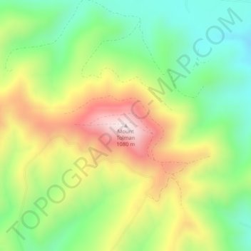 Mount Tolman topographic map, elevation, terrain