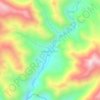 Japura topographic map, elevation, terrain