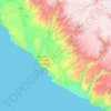Provincia de Nasca topographic map, elevation, terrain