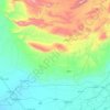Dera Bugti District topographic map, elevation, terrain