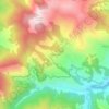 Dobarganes topographic map, elevation, terrain