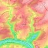Wartet topographic map, elevation, terrain