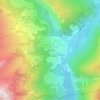 Le Grach Bas topographic map, elevation, terrain