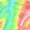 Ebnet topographic map, elevation, terrain