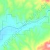 Aragon topographic map, elevation, terrain