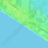 Bahama Beach topographic map, elevation, terrain