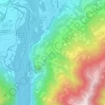 Stabie topographic map, elevation, terrain