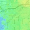 Anadell topographic map, elevation, terrain