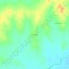 Lusitania topographic map, elevation, terrain