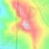 Cuyamaca Peak topographic map, elevation, terrain