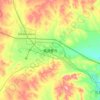 Manzhouli topographic map, elevation, terrain