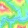 O Penedo topographic map, elevation, terrain