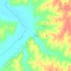 Fanning topographic map, elevation, terrain