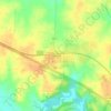 Dresden topographic map, elevation, terrain
