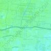 Berbek topographic map, elevation, terrain