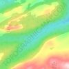Cougie topographic map, elevation, terrain
