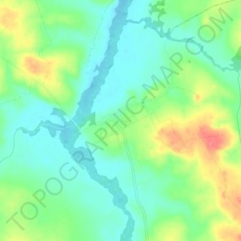 Passo Novo topographic map, elevation, terrain