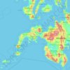 Zamboanga del Sur topographic map, elevation, terrain