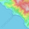 Corniglia topographic map, elevation, terrain